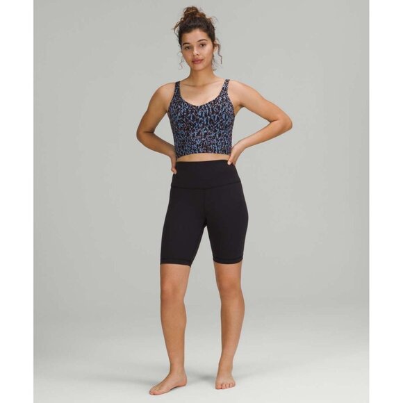 LULULEMON Align Tank Leopard Camo Blue Nile Multi Nulu V-Neck Top, Size 12 - Picture 2 of 16